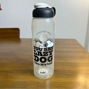Snoopy Water Bottle Zak 30oz NWT